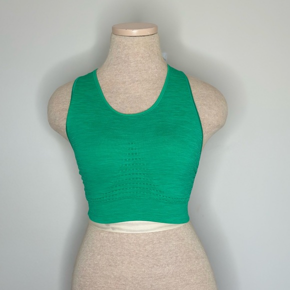Sweaty Betty Stamina Sports Bra in Vivid Green #4967 Size Medium - Picture 3 of 10